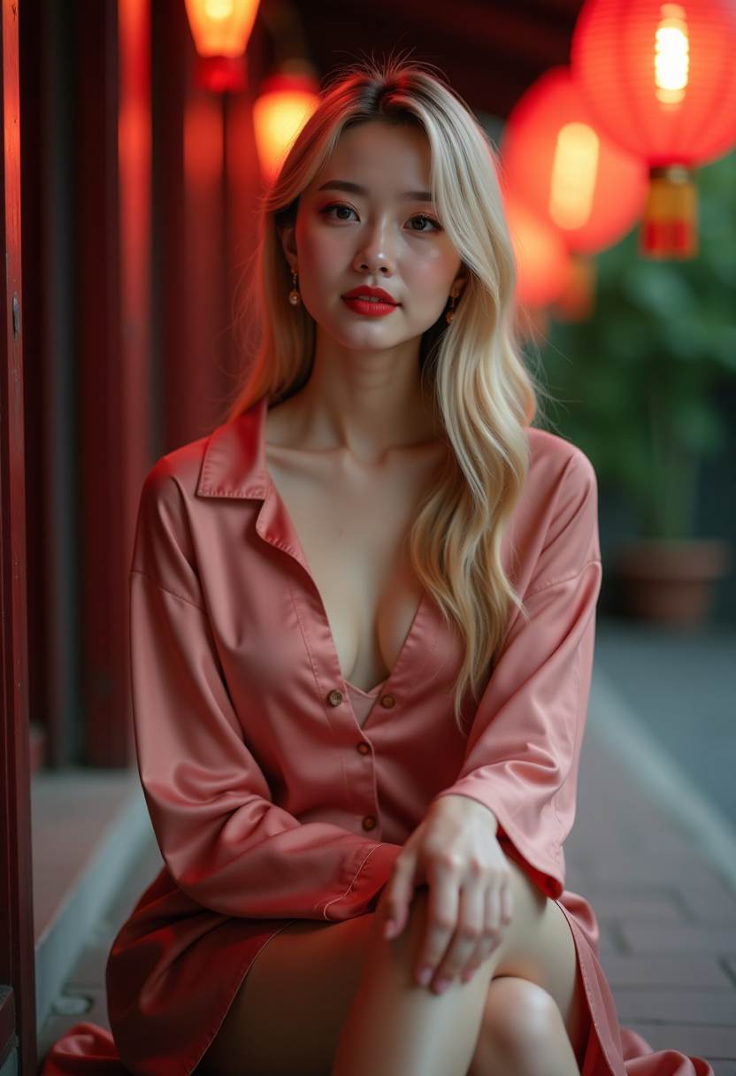 两个人用旧木板改造阳台